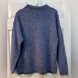 Well Worn Wool Infused Funnel Neck Sweater Women Sz Small Fall Cozy Boho Outdoor